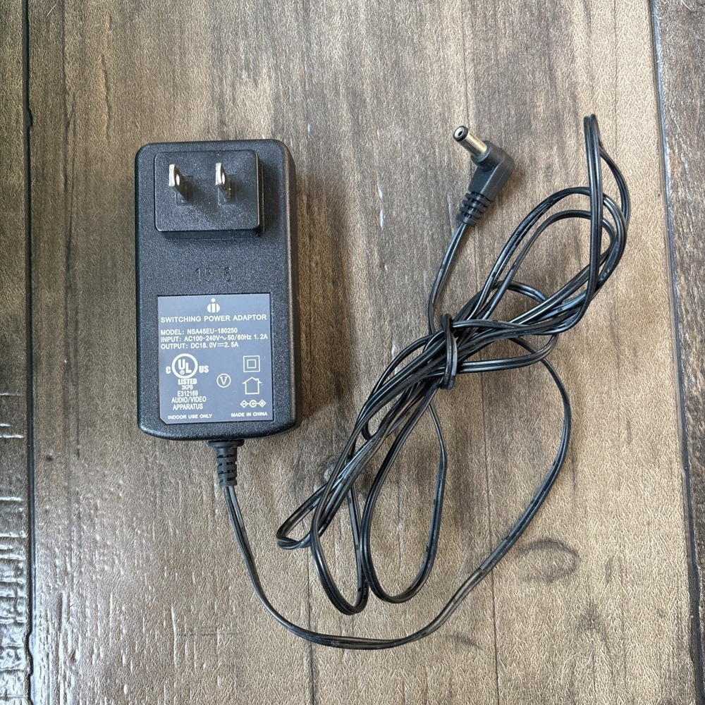 Genuine Insignia NSA45EU-180250 AC Adapter Power Cord Supply Charger Original